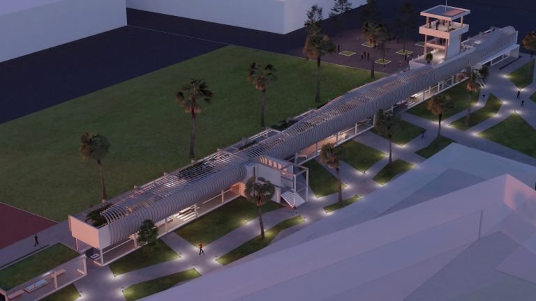 Projet Aérogare par Krea Studio